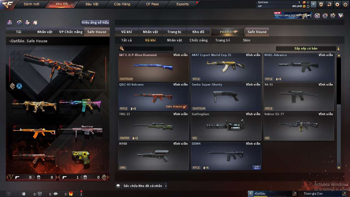 shop acc cf uy tin gia re